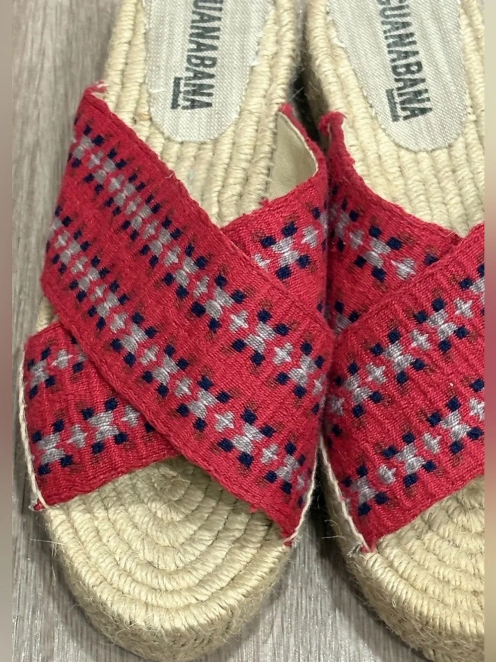 Guanábana Women’s Espadrille Platform Sandals Spain US Sz 9 Boho Coastal Beach